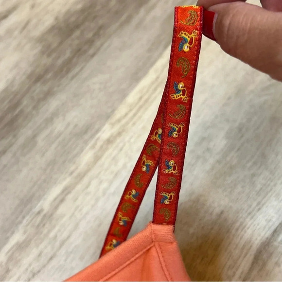 Rare Vintage 90s Walt Disney World Resort Embroidered Tapestry Strap Minnie Tank - Picture 4 of 11